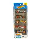 Комплект колички Hot Wheels, Track Builder, GHP53 (5 модела)