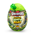 Фигурка динозавър в яйце, Smashers, Mega Dino Jurassic Light-Up, Зелена, S1