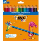 Комплект цветни моливи Tropicolors Bic, P24