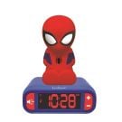 Дигитален будилник с нощна лампа, Lexibook, Spiderman