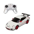 Автомобил с дистанционно управление Rastar Porsche GT3 RS S, 1:24, Бял