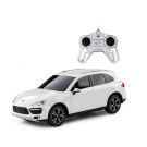 Автомобил с дистанционно управление Rastar Porsche Cayenne Turbo, 1:24, Бял