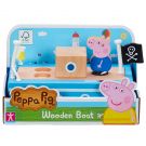 Комплект дървена лодка и фигурка, Peppa Pig