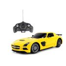 Количка с дистанционно Rastar Mercedes-Benz SLS 1:18, Жълта