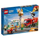 LEGO® City - Изгасване на пожара в Бъргър Бар (60214)