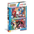 Пъзел Clementoni, Sonic the Hedgehog, 2 x 60 части