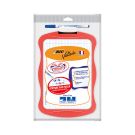 Дъска за писане Velleda Bic, 20 x 31 см, Червена