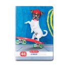 Тетрадка dictando Herlitz, A5, 48 листа, Cool Dog