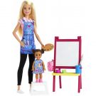 Комплект за игра Barbie, Учител по рисуване, GJM29