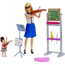 Комплект за игра Barbie, Учител по музика, FXP18