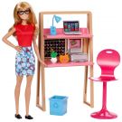 Комплект кукла Barbie с офис аксесоари