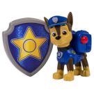 Фигурка и значка Paw Patrol, Chase полицай, 6.3 см