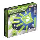 Игра с магнитна конструкция Geomag Glow, 30 части
