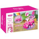 Количка с кормило Walk and Drive Dolu Unicorn Step 4 в 1, Розова