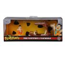 Комплект метална кола и фигурка, Jada, Fred Flintstone и Flintmobill 1:32