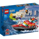 LEGO® City - Пожарникарска спасителна лодка (60373)