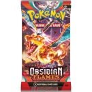 Комплект 10 бустер карти за игра, Pokemon, Scarlet & Violet Obsidian Flames, SV03