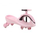 Количка без педали със светлини и звуци Qitong Swing Car, Розова