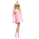 Кукла в розова рокля с панделка, Barbie, Deluxe Style, HYV27