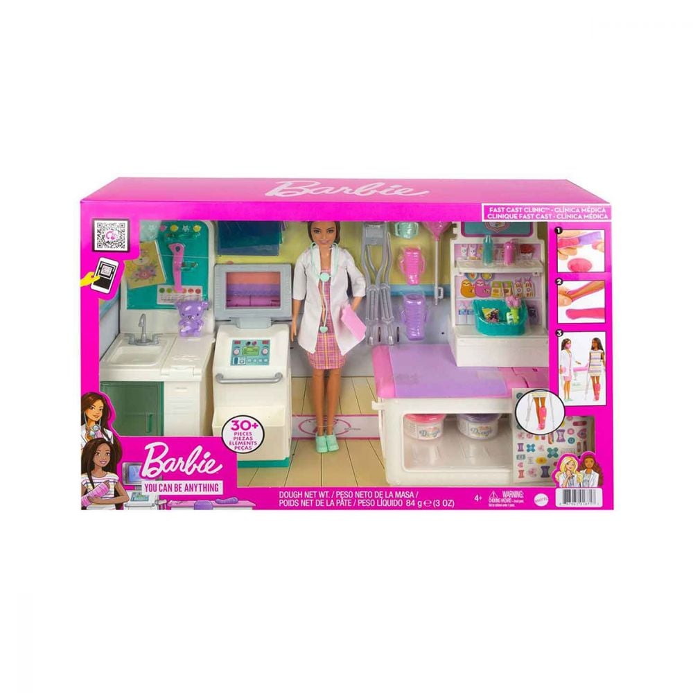 Комплект Кукла Barbie, Клиника Fast Cast