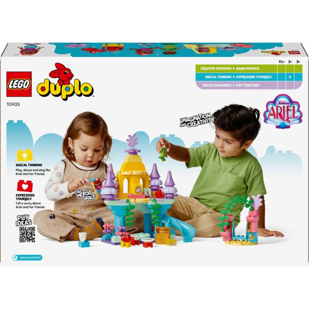 LEGO® Duplo Disney - Магическият подводен дворец на Ариел (10435)