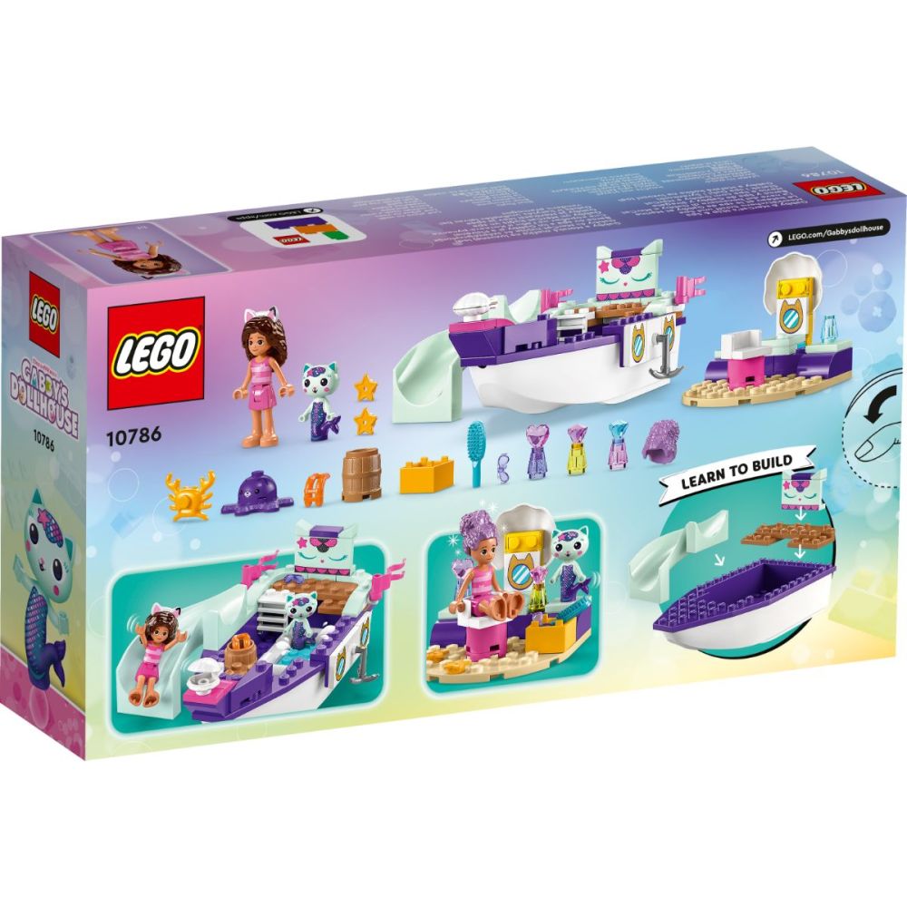 LEGO® Gabbys Dollhouse - Спа корабът на Габи и Котката-русалка (10786)