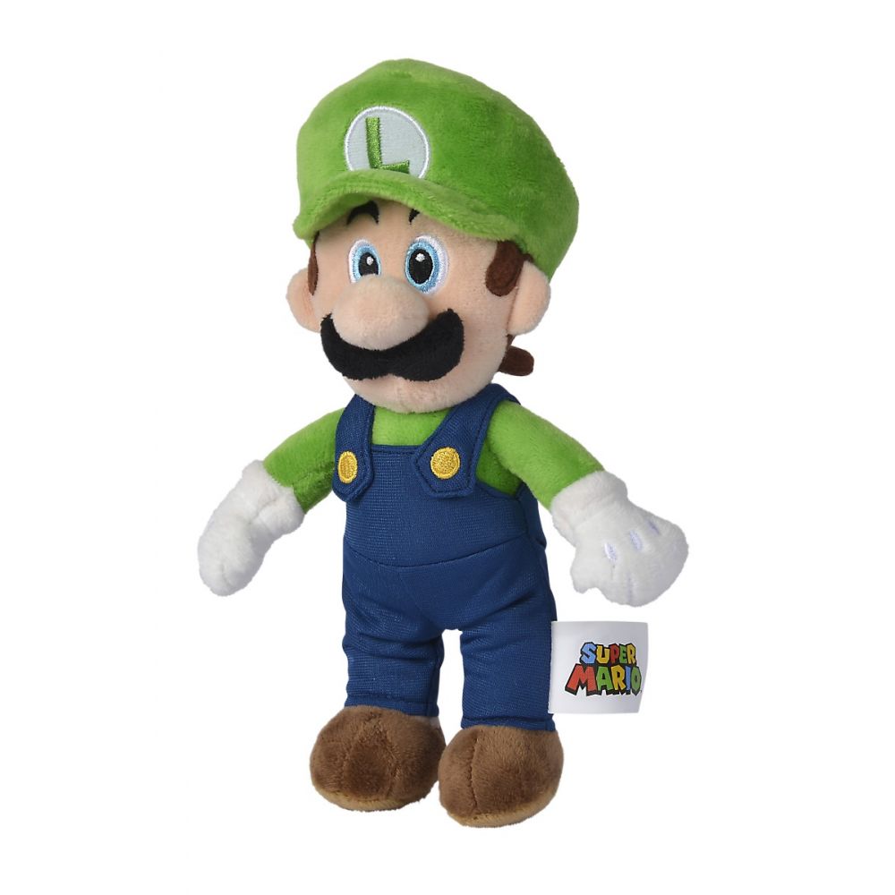 Плюшена играчка Super Mario, Луиджи, 20 см