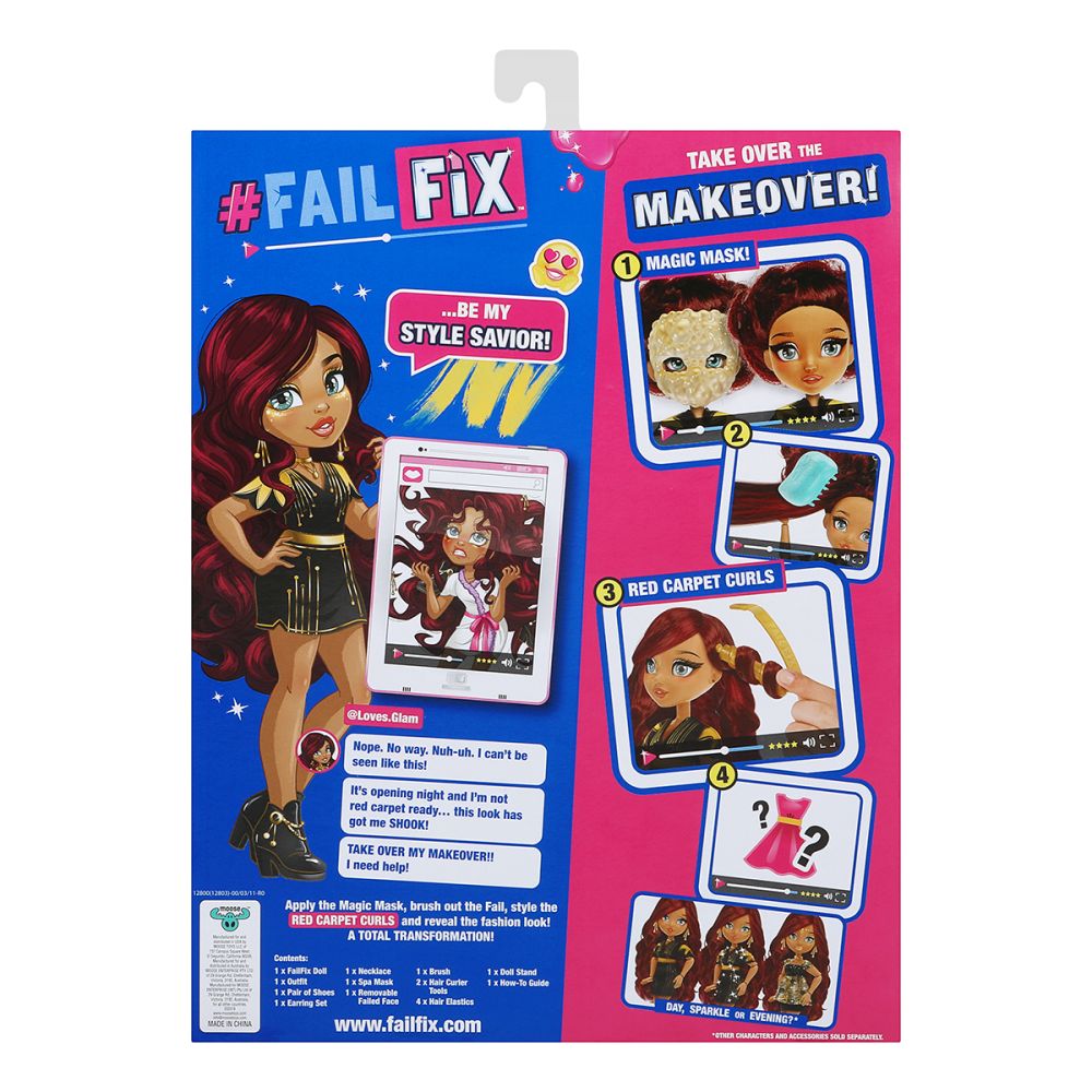 Кукла Fail Fix Makeover S1, Loves.Glam