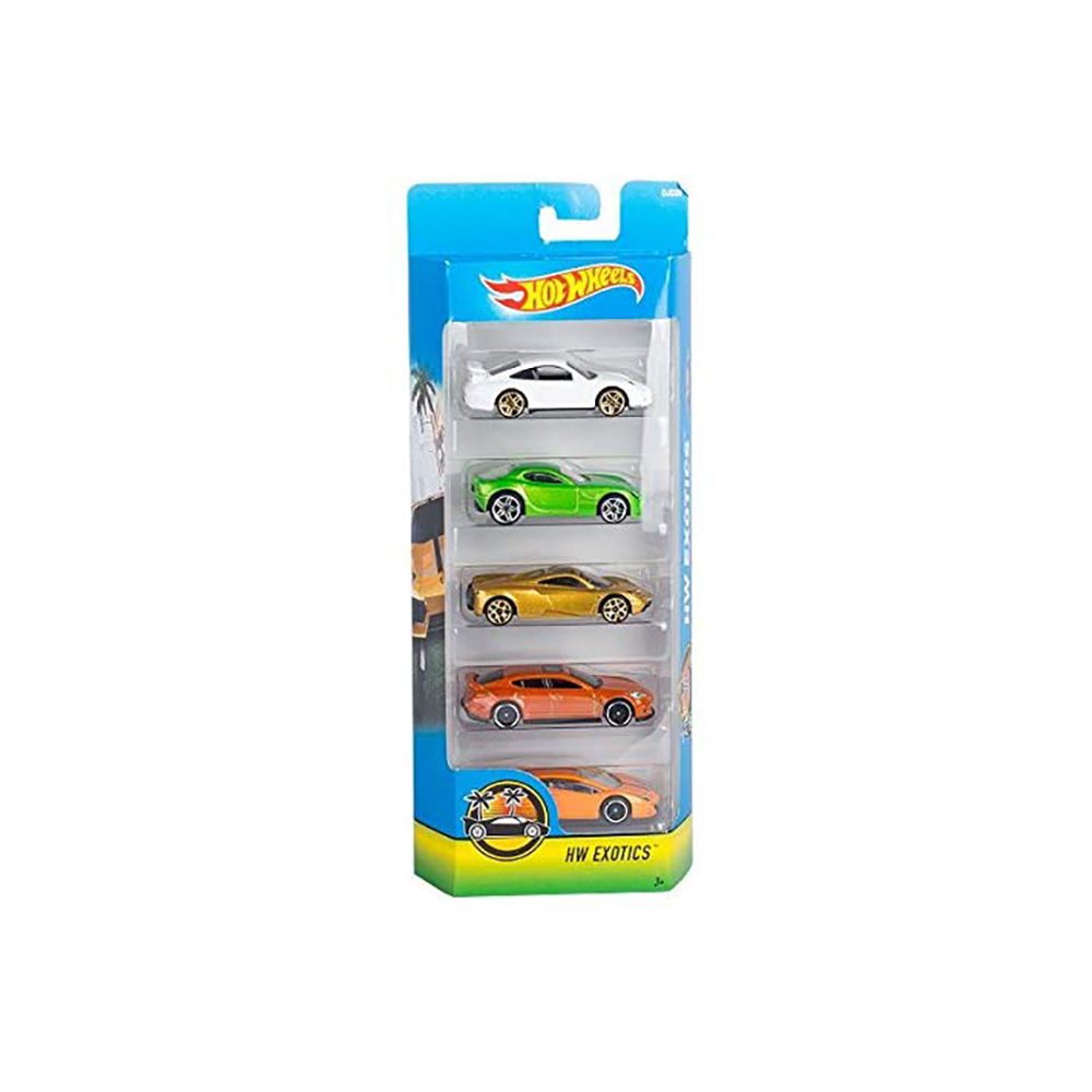 Комплект колички Hot Wheels, Exotics, DJD29 (5 модела)