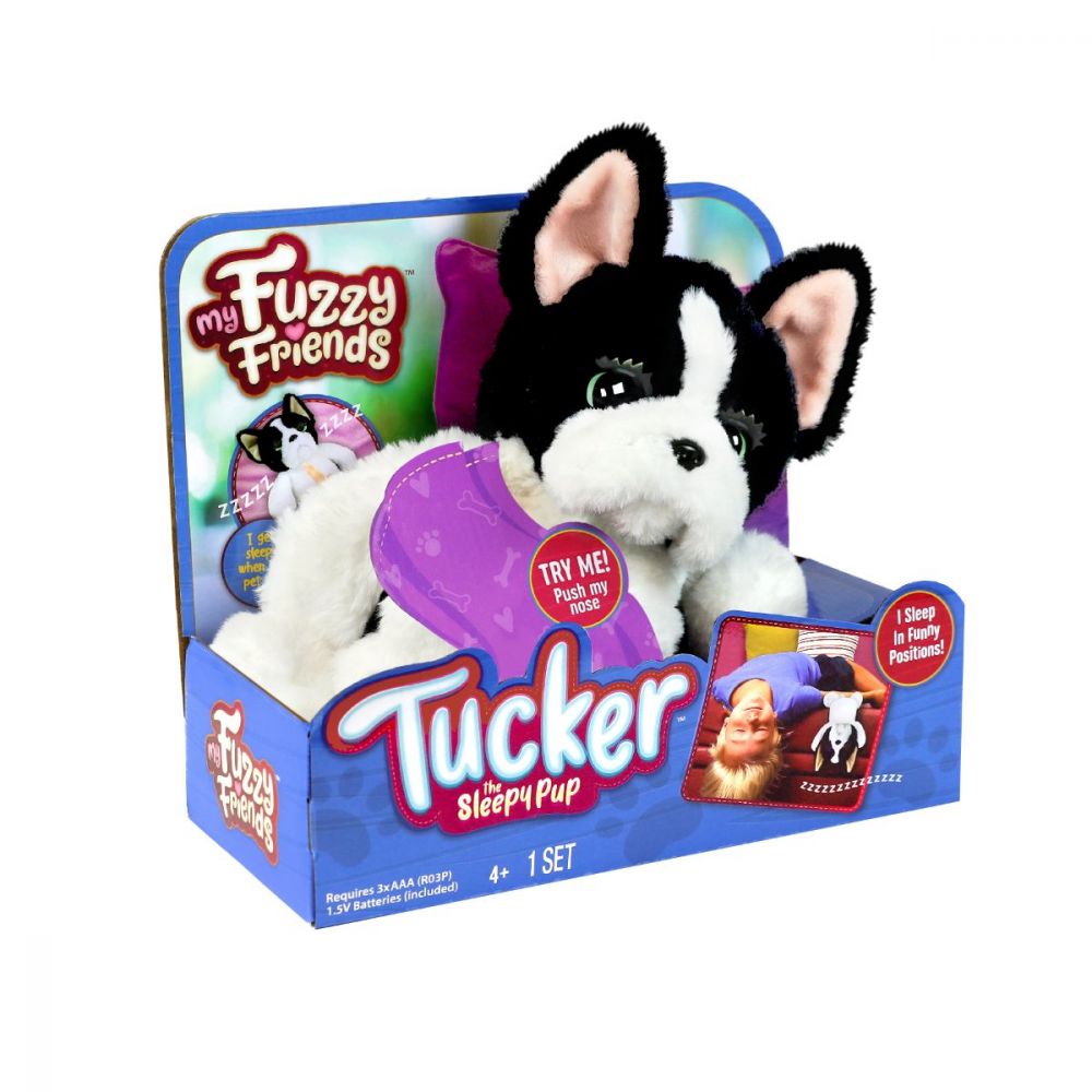 Интерактивна плюшена играчка, My Fuzzy Friends, Tucker Sleepy Puppy