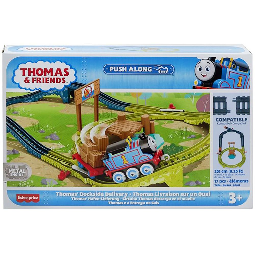 Комплект за игра Thomas and Friends, Влакче с релси, Thomas Dockside Delivery, HPM64