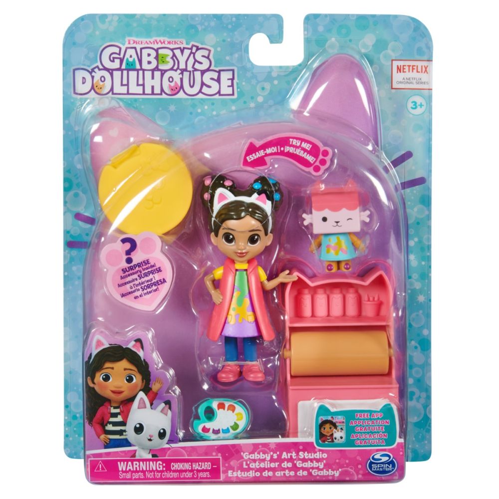 Комплект за игра с кукла, Gabbys Dollhouse, Art Studio, 20130493