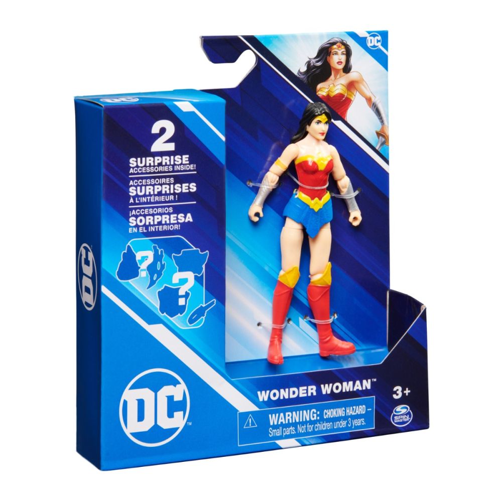 Фигурка с 2 аксесоара изненада, DC Universe, Wonder Woman, 10 см, 20137131