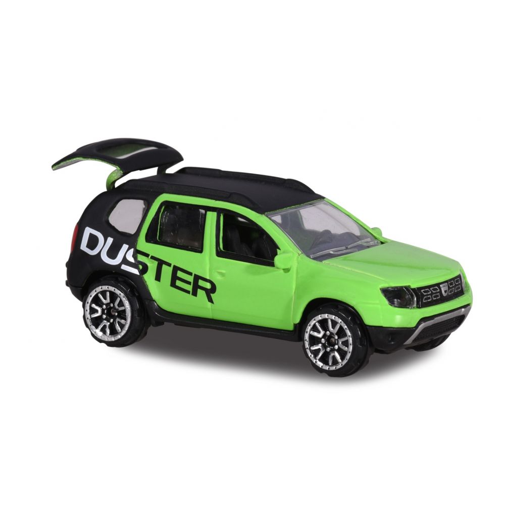 Количка Dacia Duster Majorette, 7.5 см, Зелена