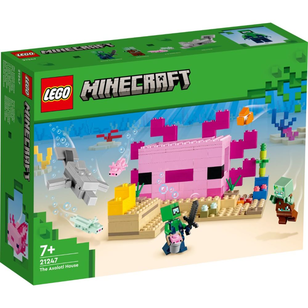 LEGO® Minecraft - Къща с аксолотл (21247)