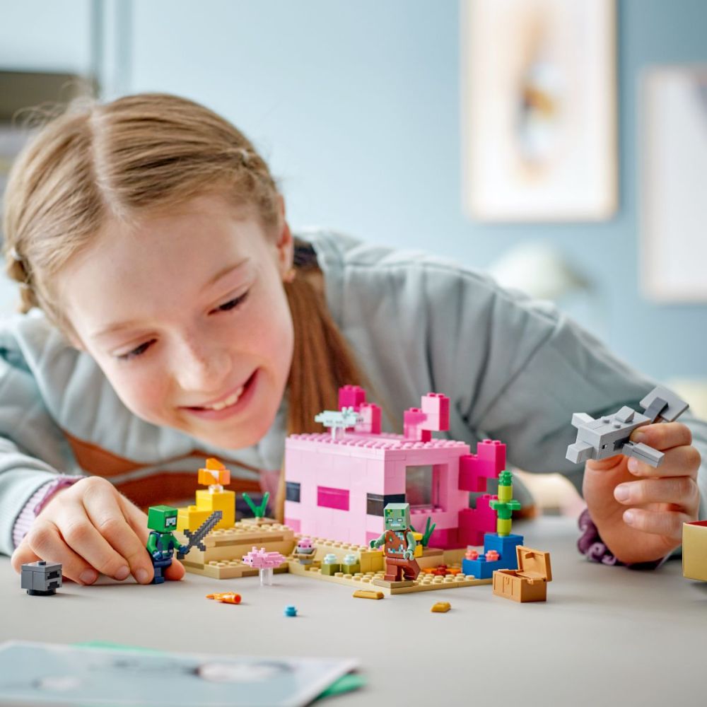 LEGO® Minecraft - Къща с аксолотл (21247)