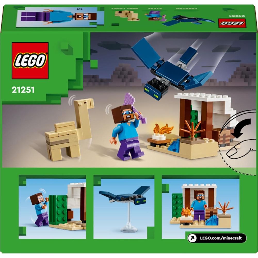 LEGO® Minecraft - Пустинната експедиция на Стив (21251)
