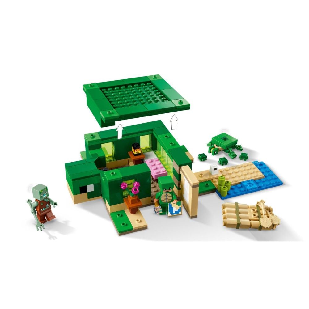 LEGO® Minecraft - Къща на плажа на костенурките (21254)