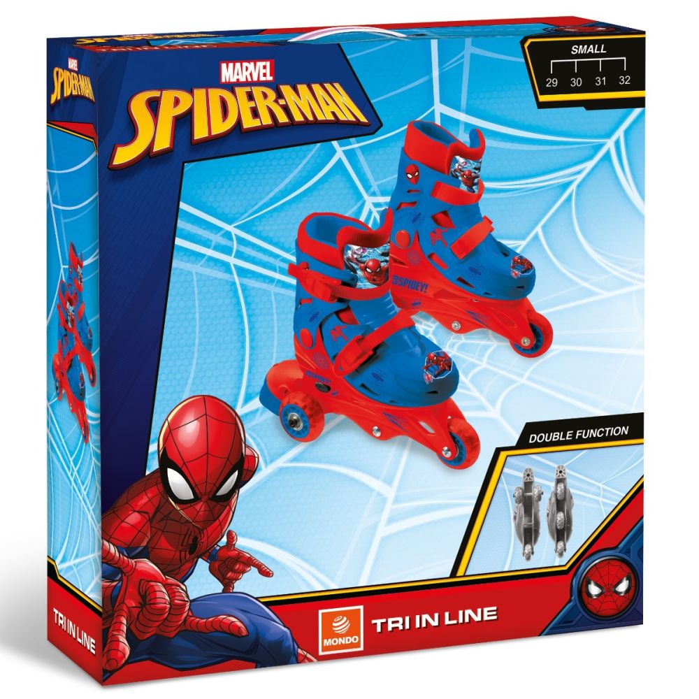 Ролери Tri Inline, Размер 29-32, Spiderman