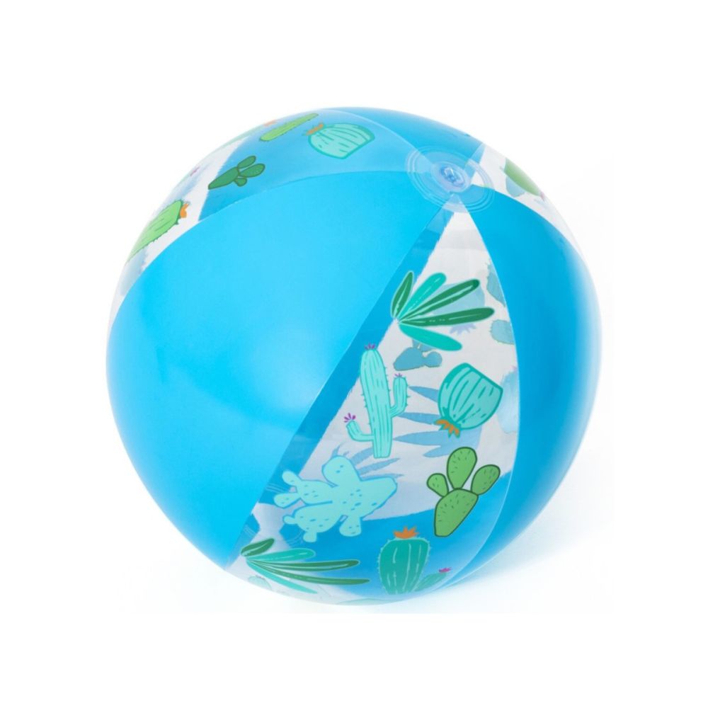 Многоцветна надуваема плажна топка, Bestway, Синя, 51см