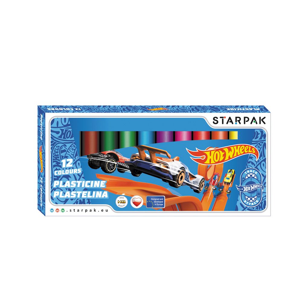 Комплект за моделиране 12 цвята  Starpak, Hot Wheels