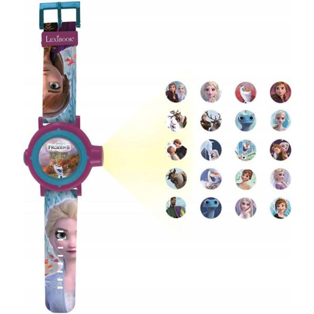 Цифров часовник, Lexibook, Frozen 2 с проектор