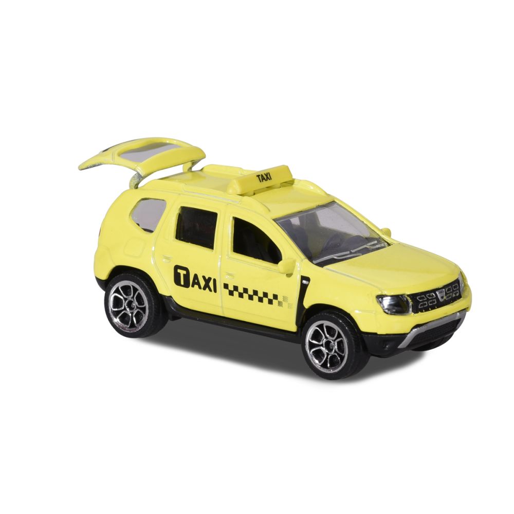 Комплект от 5 колички Dacia Duster, Majorette, с мобилен багажник ...