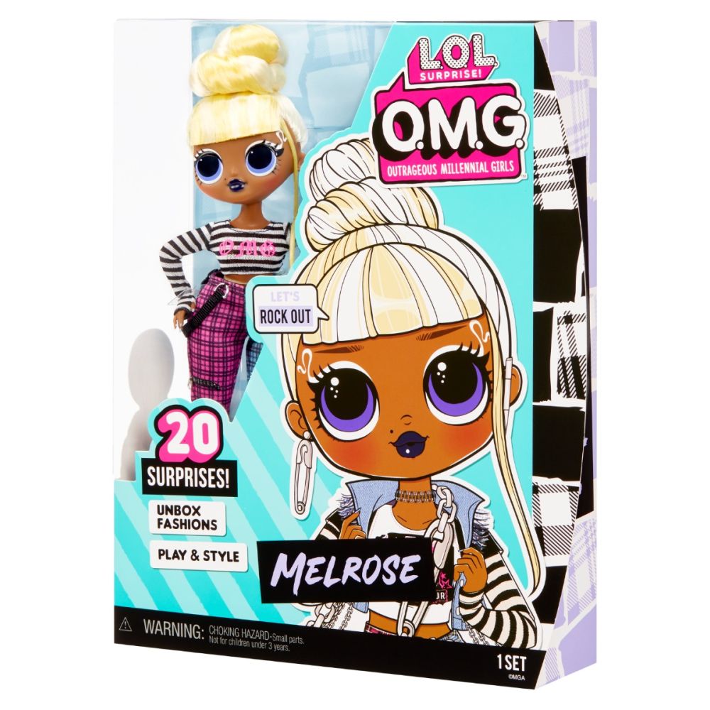 Кукла LOL Surprise OMG с 20 изненади, Серия 6, Melrose, 581864EUC