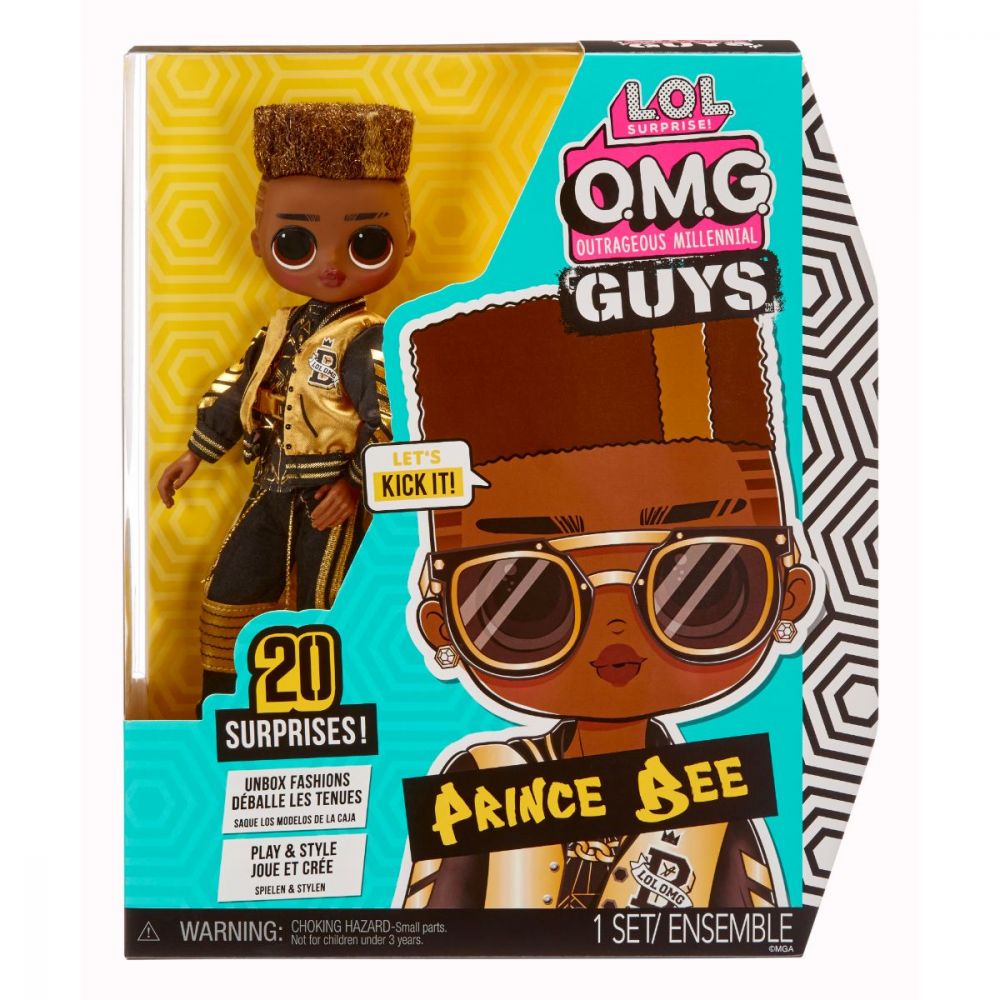 Кукла LOL Surprise OMG Guys, Prince Bee, S2, 20 изненади | Toyzz Shop