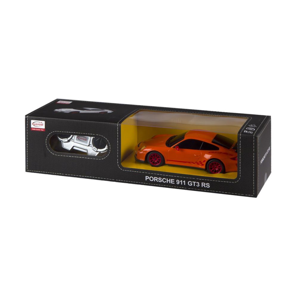 Автомобил с дистанционно управление Rastar Porsche GT3 RS S, 1:24, Оранжев