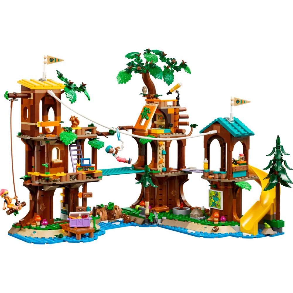 LEGO® Friends - Лагер за приключения – дървесна къща (42631)