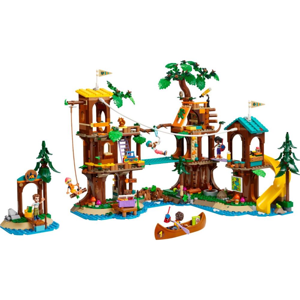LEGO® Friends - Лагер за приключения – дървесна къща (42631)