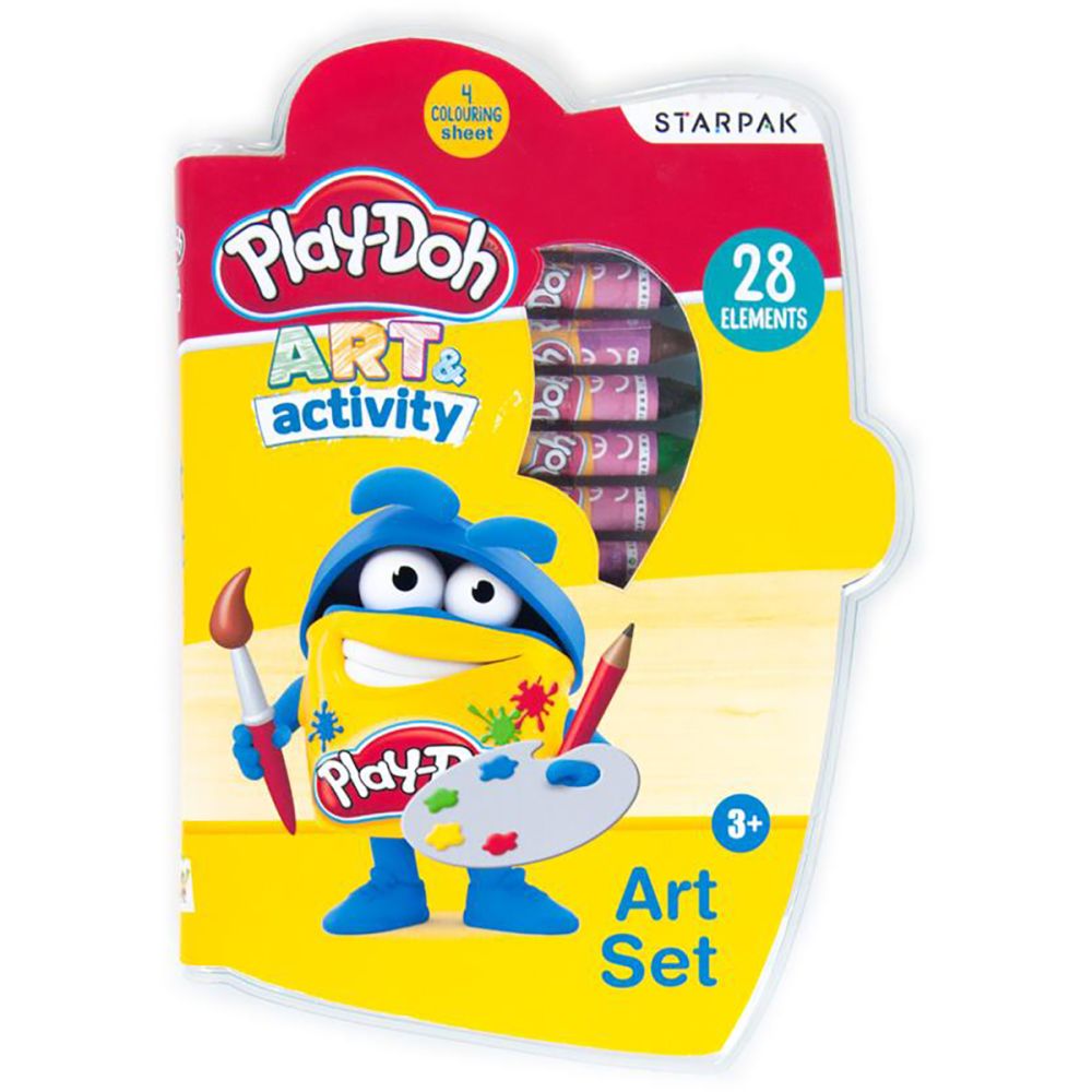 Комплект за рисуване Starpak, Play Doh, 28 части