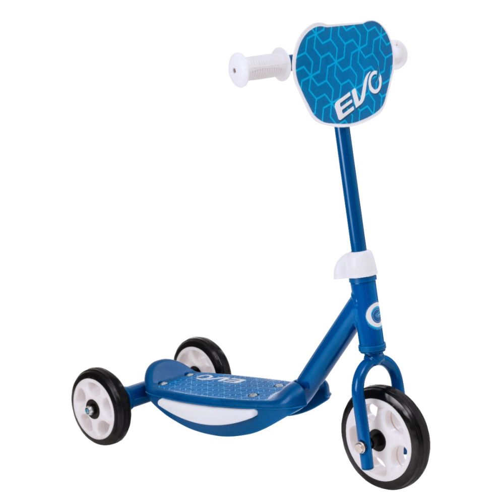 Детска тротинетка, Evo, с 3 колела, Синя